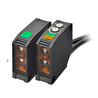 OMRON E3JK-TN11 2M Built-in Power Supply Photoelectric Sensor (Through-beam, 40000 mm, NPN, Red LED)