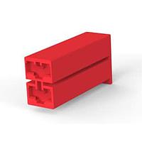 AMP Connectors - TE Connectivity 172210-7 Housings 187 P LK HSG 2P RED