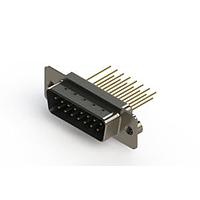 EDAC 627-M15-223-LT2 D-Sub Connectors - Standard Density Vertical Machined D-Sub Connectors