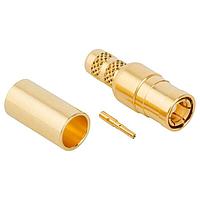 Amphenol RF 142255 Connectors SMB ST CRIMP PLUG RG 58/U-50 GOLD