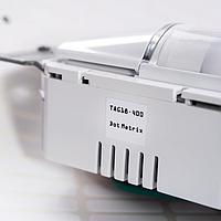 HellermannTyton TAG16-400 Thermal Transfer Label Dot Matrix Label, 0.90" x .25", 8 Across, Polyester, White, 5000/pkg