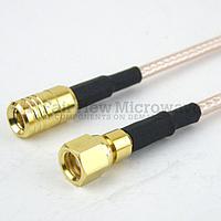 Fairview FMC1618315LF SMB Plug to SMC Plug Cable RG-316 Coax and RoHS