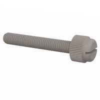 Essentra Components 091032125TEG Knurled Screw Slotted Thumb Screw, #10-32 Thread, 1 1/4 Lg