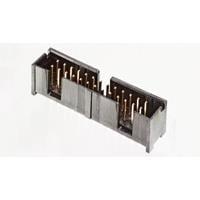 AMP Connectors - TE Connectivity 3-1761603-7 Shrouded IDC LOW PRO HDR 64P VERT BLUE