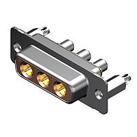 Molex / FCT 173107-1447 Mixed Contact D-Sub Connectors FCT ML STR PC RCPT 3W3 W/SNAPIN