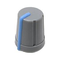 Eagle Plastic Devices 450-4663 Conical Knob SOFT TCH D SH GY/BL