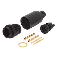 Amphenol Alden 300238 Connectors Over Mold Solder Cup Kit CM 2+2P 16-22AW