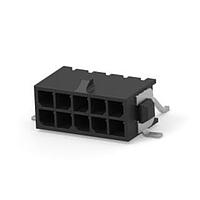 AMP Connectors - TE Connectivity 4-794629-0 Headers 10P MICRO MNL ASSY R/A SMT LF