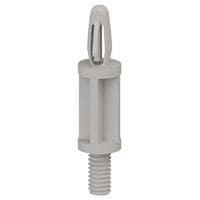 Essentra Components LCBS-TM-12-19 Screw Support CB Spt,Thrd ML,Natural,3/4 in Spc