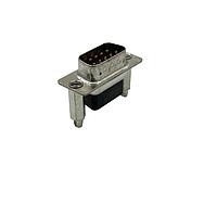 Adam Tech DE09-PE-1-BL Plug CONN D-SUB PLUG 9POS VERT SLDR