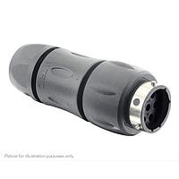 Eaton Souriau-Sunbank UTGX1JC147PSCR Receptacles In line receptacle, with cable gland backshell, with 7 male screw contacts,  IP68/69K