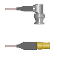 Amphenol Custom Cable Q-0F03Y000H011i RF Cable Assemblies BNC-RP/SMB-SP G142 11I