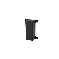 Bud Industries CU-5123-B Enclosures Econobox Diecast Aluminum Box, Bracket and Cover Black (3.6 X 1.5 X 1.2 In)