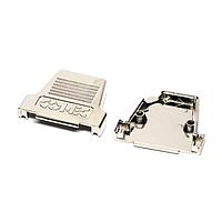 Amphenol CONEC 165X17629X EMI/RFI Shielded Backshell DSUB 9-50POS SDE ENTRY METAL HOOD