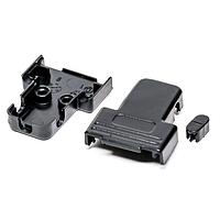 NorComp 975T009-010R011 Two Piece Backshell 9P 3-WAY ENTRY BLACK PLASTIC