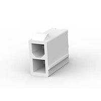 AMP Connectors - TE Connectivity 1586037-2 Shrouded VERT HDR NO PEGS 2P