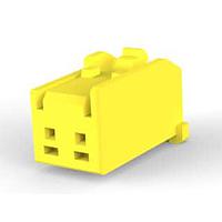 AMP Connectors - TE Connectivity 2-1971793-4 Plug Housing GI CONN 2.5 PLUG HSG 2P YELLOW