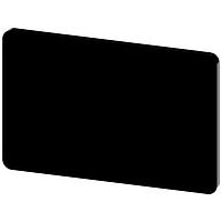 SIEMENS 3SU19000AD160AA0 Labeling Plate INSCR. PLATE, BLACK 17.5 X 27MM, BLANK