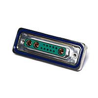 Amphenol CONEC 6013W3SCT58S40X Mixed Contact D-Sub Connectors 13W3 F R/A WR 40APWR 4-40 BRKT/INS/CLIP