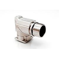 Amphenol Audio TM2RBJBULK Circular MIL Spec Connector 1/4" Mono Right Angled Phone Plug, PRO Range, Thermoplastic Backshell, Black Finish, Bulk Packaging