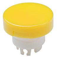 NKK Switches AT3002EB Cap, Rectangular RND YLLW LENS FOR YB W/ INCANDESCENT LAMP