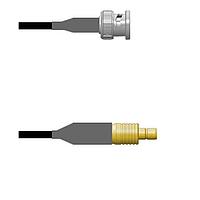 Amphenol Custom Cable Q-0L03P0008144i RF Cable Assemblies BNC-SP/SMB-SJ RG58 144I