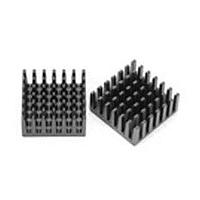 Wakefield Thermal 604-60ABT5 Component Omnidirectional Pin Fin Heat Sink for BGA, Aluminum, 21.6x15.2mm, Chomerics T411