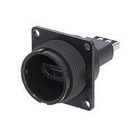 CONXALL DCP-HD19B-F HDMI, Displayport & DVI Connectors HDMI PNL ASSY,FD THRU,TWST LCK