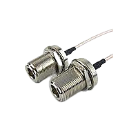 Fairview FMC1111315 N Female Bulkhead to N Female Bulkhead Cable RG-316 Coax