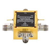 FairviewMicrowave  FMSW2025, 1.85mm SPDT PIN Diode Switch (50 Ohm, 100MHz - 67 GHz, +27 dBm, 1.85mm Female)