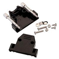 Wurth Elektronik 61803725322 Two Piece Backshell WR-DSUB Plastic Hood Top Entry 4-40 Screw