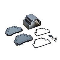 Bud Industries DMX-4779-B DIN Rail DIN Rail Extruded Aluminum Box 3.9 X 3.1 X 2.7"