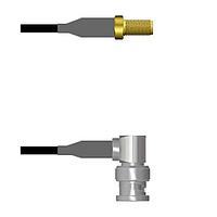 Amphenol Custom Cable Q-2Z00E0008072i RF Cable Assemblies SMA-SJ/BNC-RP RG58 72I