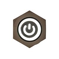 Soldered 109020 Pushbutton Switches panel, switch, 12mm, lighting, white