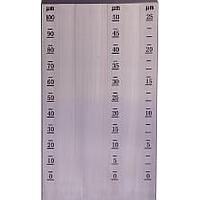 Bevs 1905 Triple Channel Grind Gauge (0-25/50/100μm, 140×12.5mm)