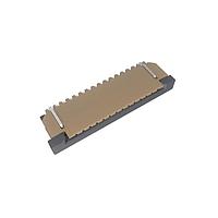 Amphenol FCI SFW14R-2STE1LF Board Mount 1.00mm Flex Connector, SFW-R series, 14 Position, Top side Contact, Side Entry Surface Mount ZIF Connector, Lead Free.