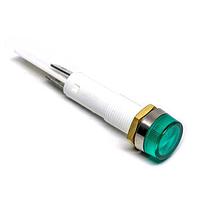 Bulgin LH392R LED Panel Mount Indicators Lamp Holder Chrome, Red lens