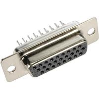 HARTING 09562517500 High Density D-Sub Connectors 26P FEMALE STRT PCB THRUHOLE PL3 PLATING