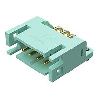 Amphenol Positronic DF07M4BN Connectors DragonFly Gold Plating 7 Pos 16 AWG Copper Alloy Male Right Angle 2 Row