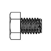 Essentra Components 0337516050XM225 Cap Screw Hex Bolt, 3/8-16 Thread, 1/2 Lg