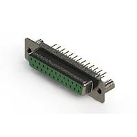 EDAC 628-M25-221-GT3 D-Sub Connectors - Standard Density Vertical Machined D-Sub Connector