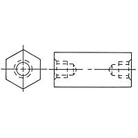 RAF Electronic Hardware 2171-632-SS-20 Hex 5/16 Hex X 1/2 Length Hex Standoff