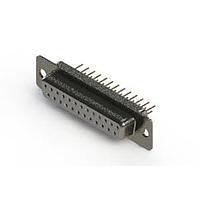 EDAC 628-M25-321-WT1 D-Sub Connectors - Standard Density Vertical Machined D-Sub Connector