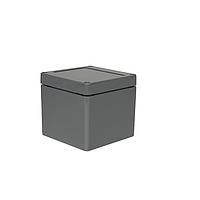 Bud Industries PNR-2601-DG NEMA Box NEMA Box with Recessed Cover Dark Gray (3.9 X 3.9 X 3.5 In)