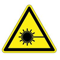 Panduit PESW-B-8Y ISO Pictogram ISO Label, Vinyl,'Laser Beam symbol', 1.