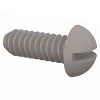 Essentra Components 010440R031 Round Slotted Round Slotted Screw, #4-40 Thread, 5/16 Lg