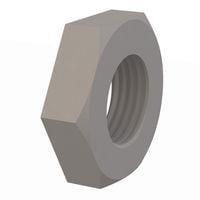 Essentra Components 0437518PJN Jam Nut Hex Jam Nut, 3/8-18 Thread, .280 Height