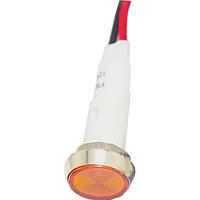 Mallory Sonalert FL1P-10NW-4-Y110V Indicators LED YEL 10MM NUT 110VAC/DC