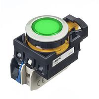 IDEC CW4L-M1E10QM4G Standard Switches Illuminated PB 22MM 1NO G