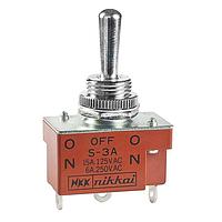 NKK Switches S3A Toggle Switches ON-OFF-ON SPDT SOLDER LUG
